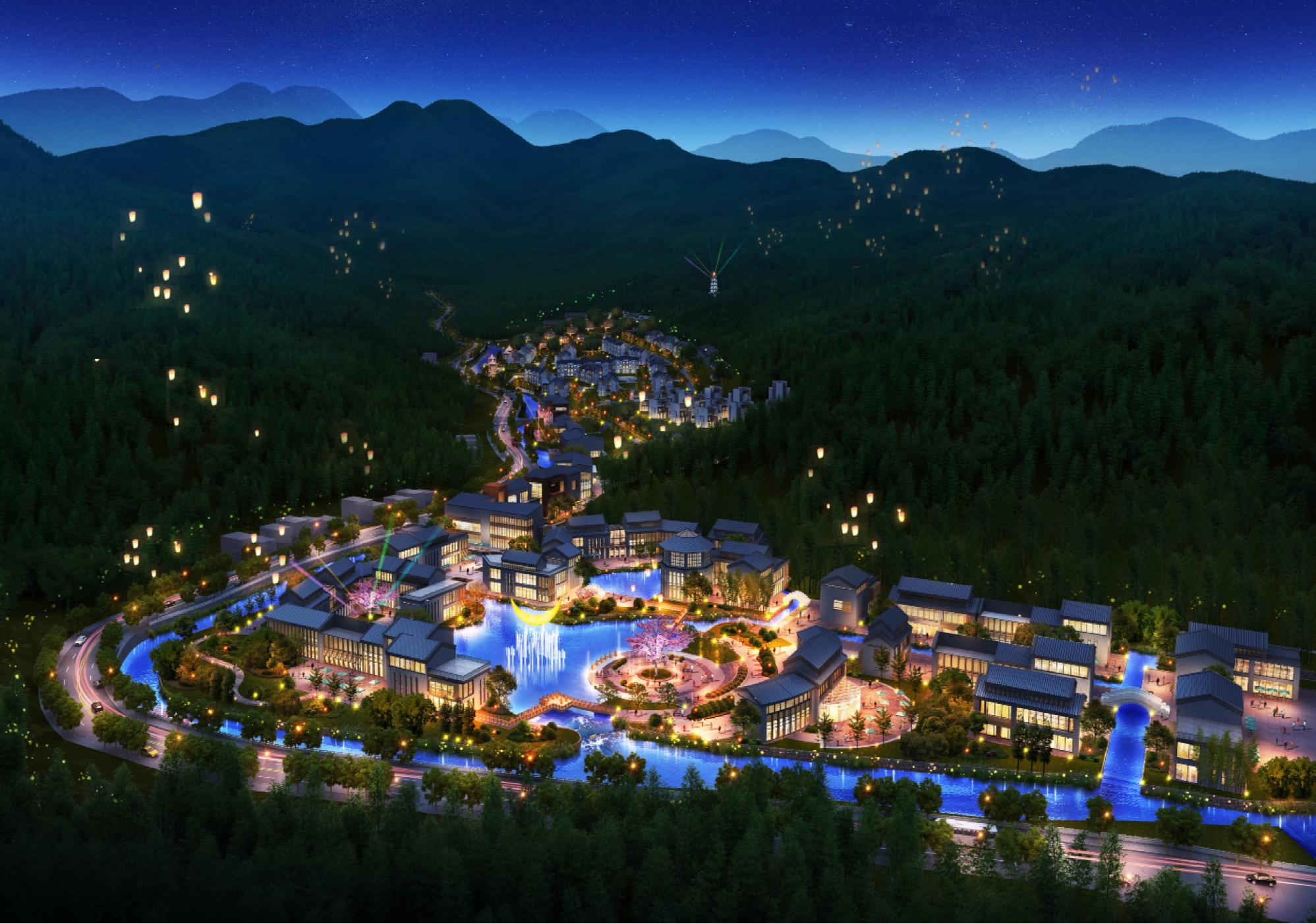 打造中國一流的森林康養度假目的地——明月山森林湯谷康養度假小鎮